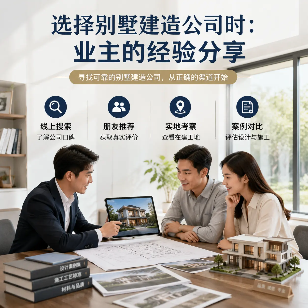 选择别墅建造公司时： 沿河 业主的经验分享