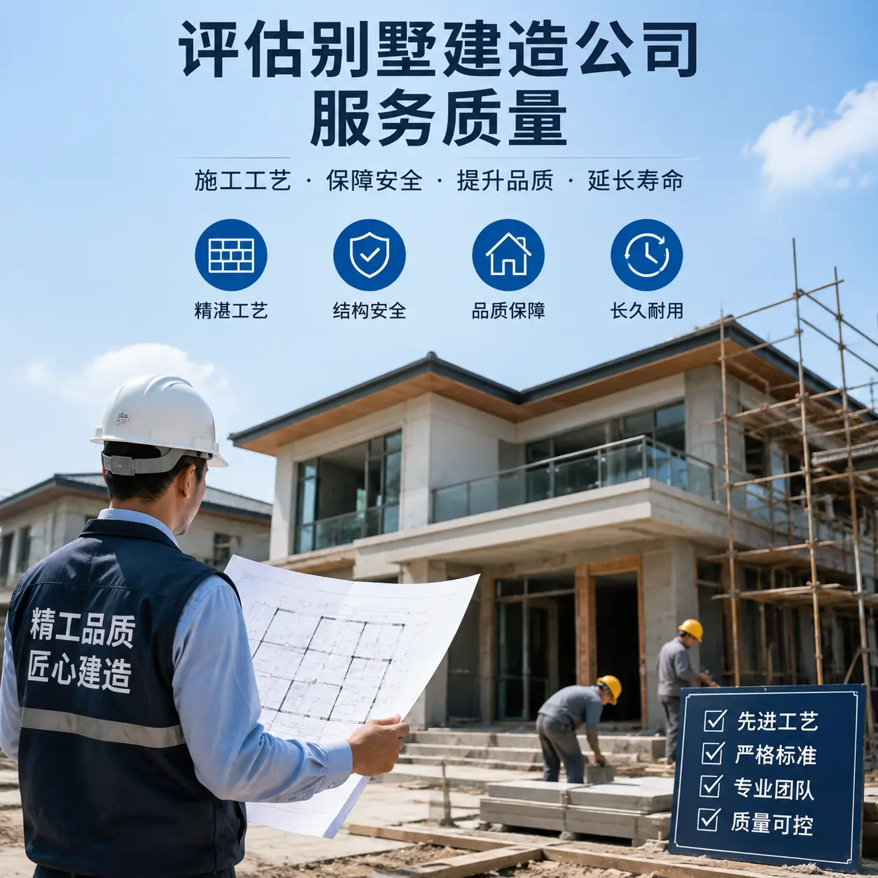 如何评估 沿河 别墅建造公司的服务质量？