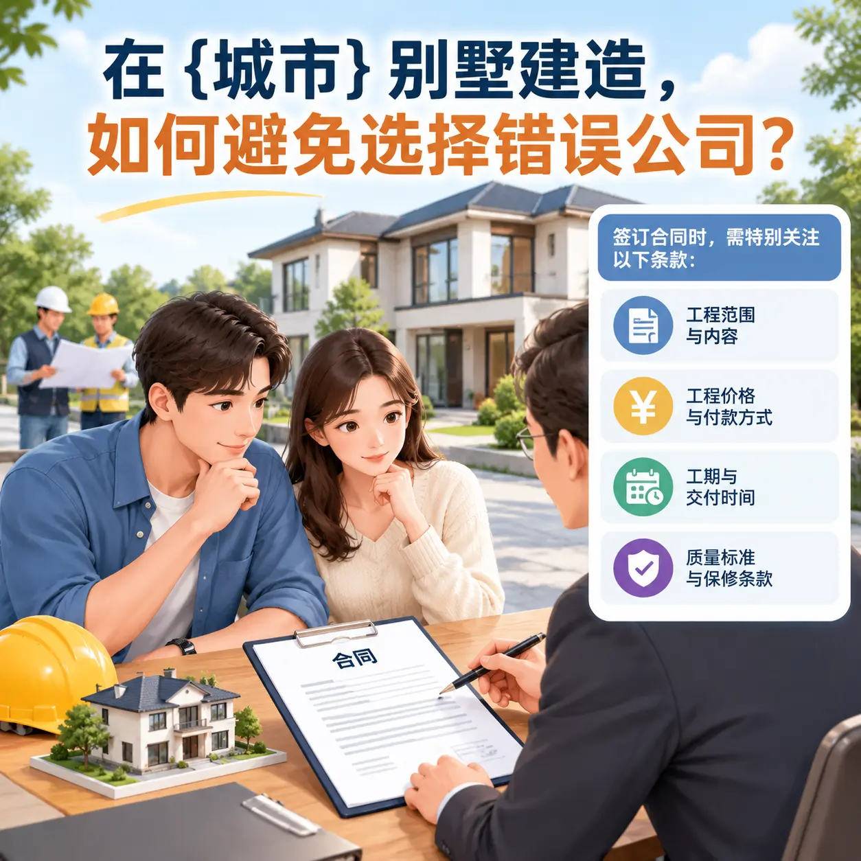 在 沿河 别墅建造，如何避免选择错误公司？
