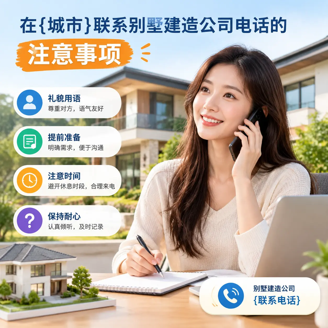 在沿河联系别墅建造公司电话的注意事项