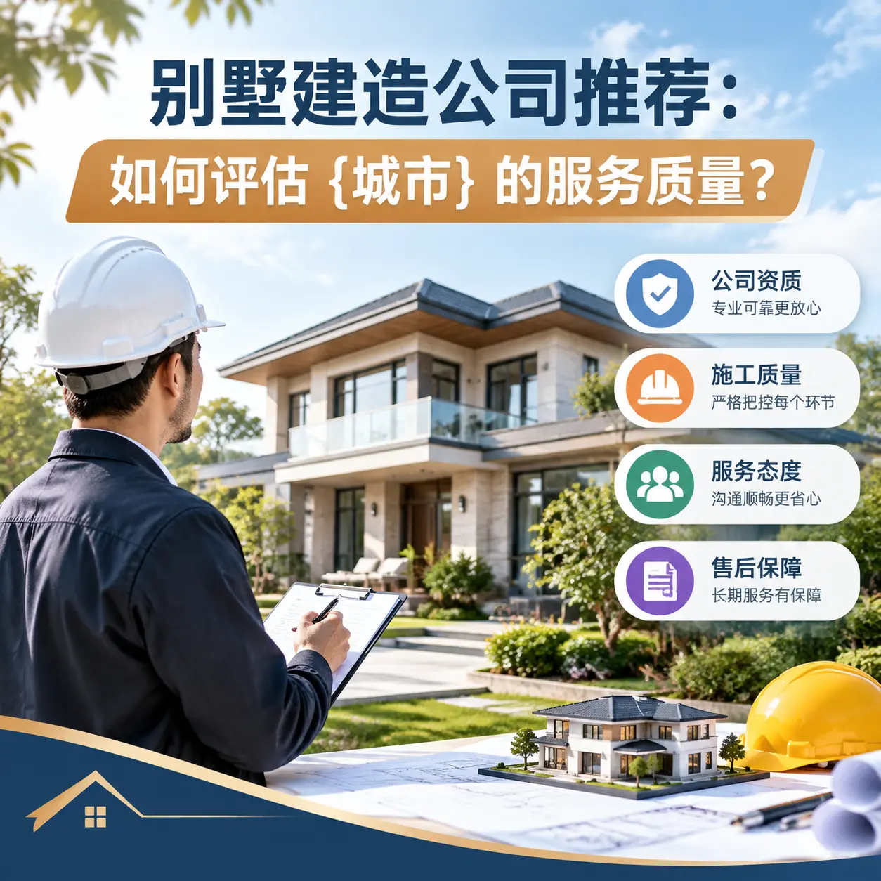 别墅建造公司推荐:如何评估 沿河 的服务质量?