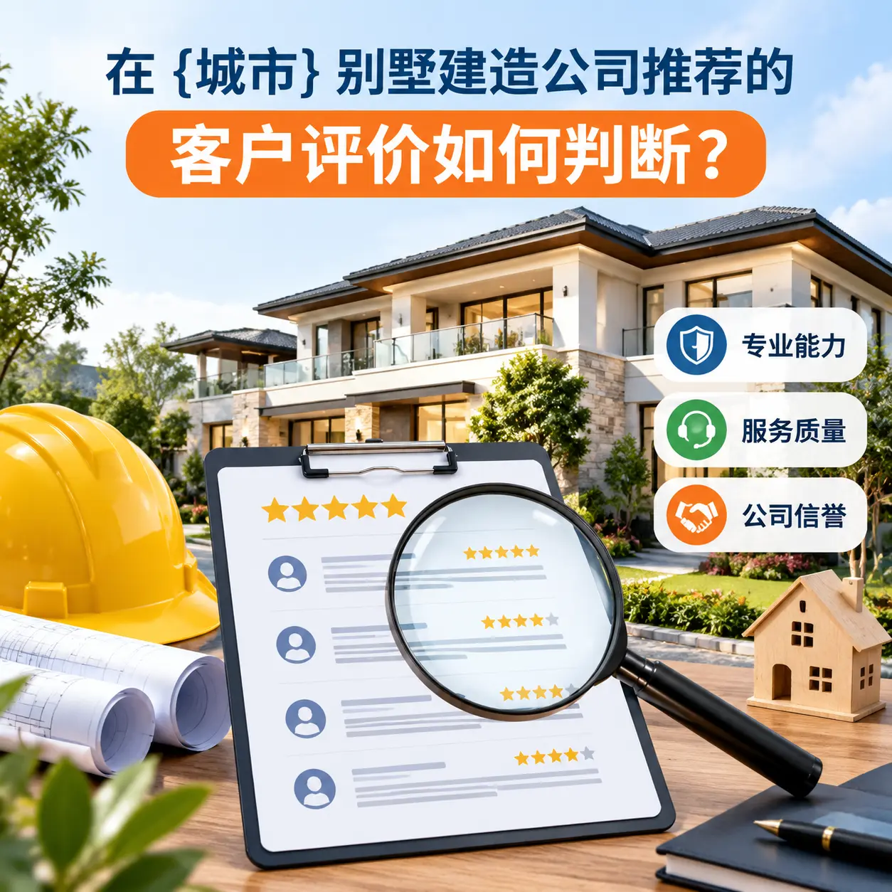 在 沿河 别墅建造公司推荐的客户评价如何判断？