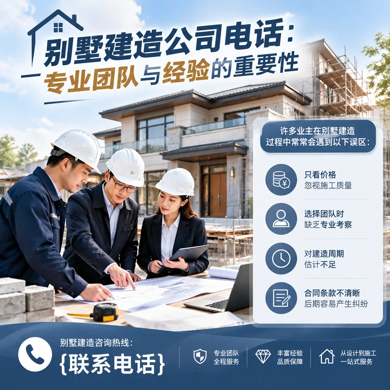沿河别墅建造公司电话：专业团队与经验的重要性