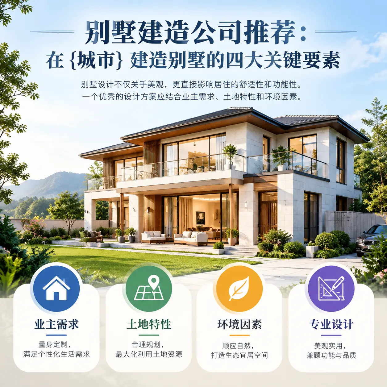 别墅建造公司推荐：在 沿河 建造别墅的四大关键要素