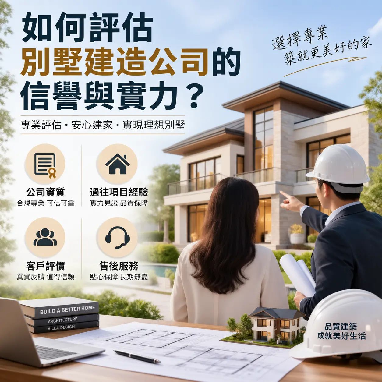 如何评估 沿河 别墅建造公司的信誉与实力?