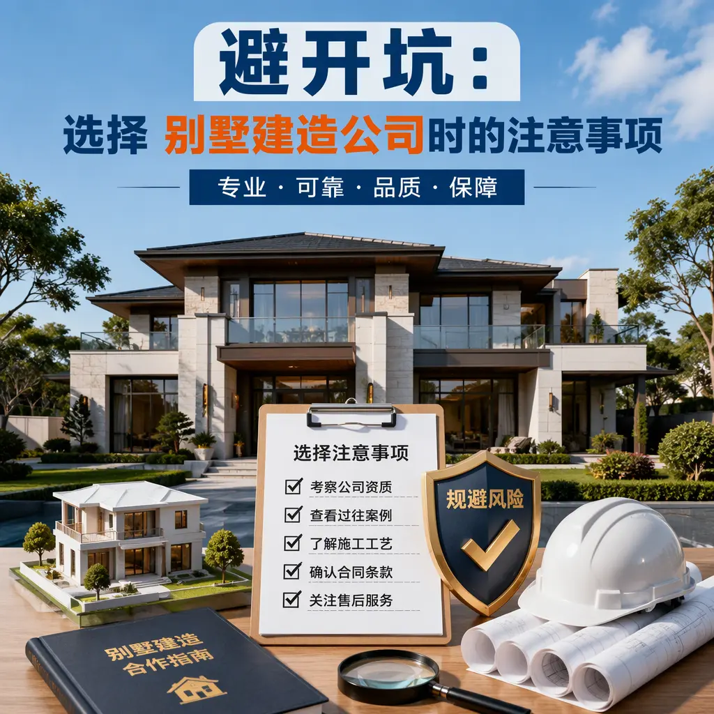 避开坑：选择 沿河 别墅建造公司时的注意事项