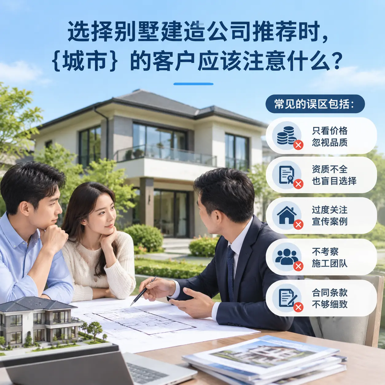 选择别墅建造公司推荐时,沿河 的客户应该注意什么?
