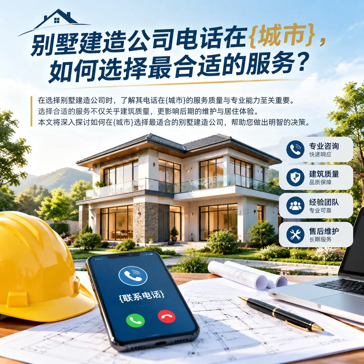 别墅建造公司电话在沿河，如何选择最合适的服务？