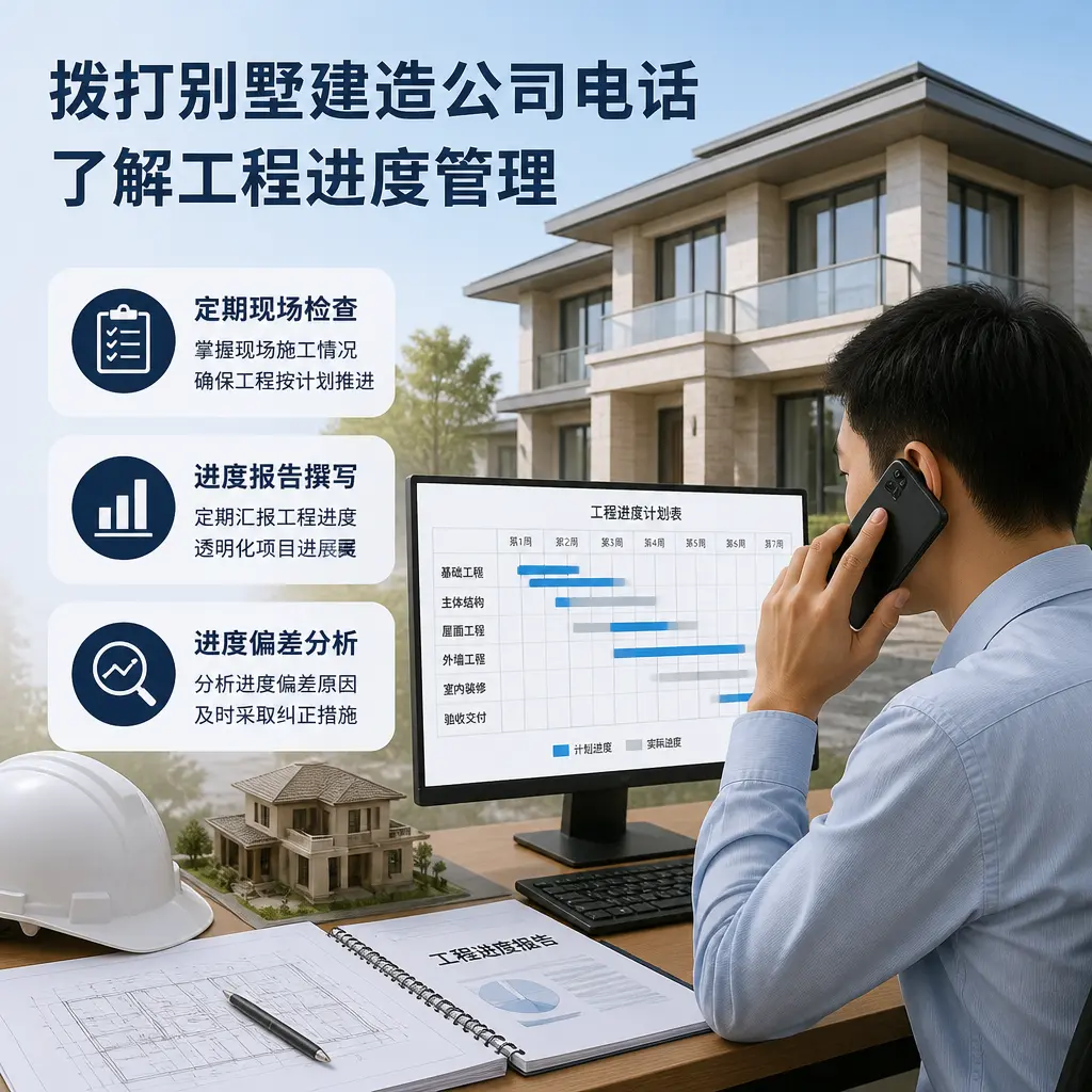 拨打沿河别墅建造公司电话,了解工程进度管理