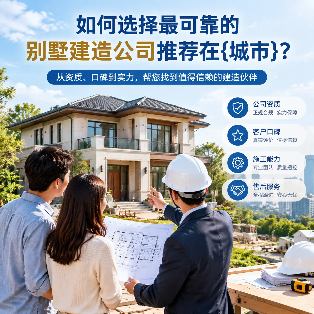 如何选择最可靠的别墅建造公司推荐在沿河?