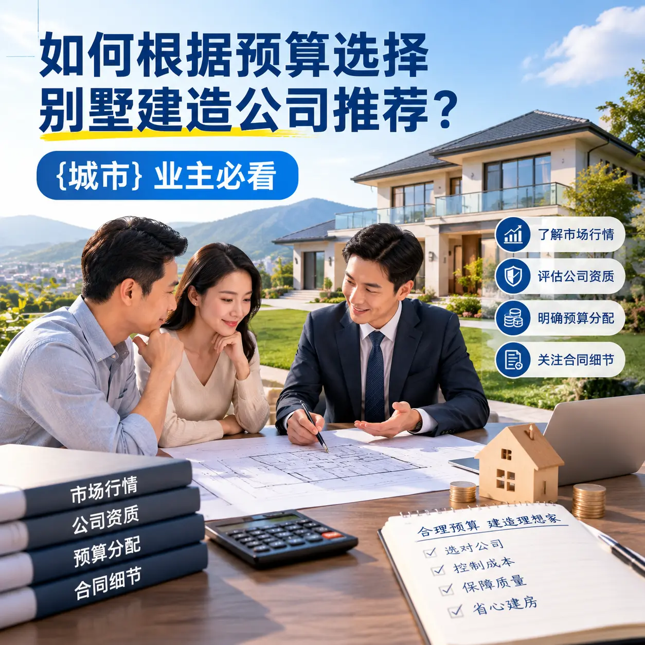 如何根据预算选择别墅建造公司推荐？ 沿河 业主必看