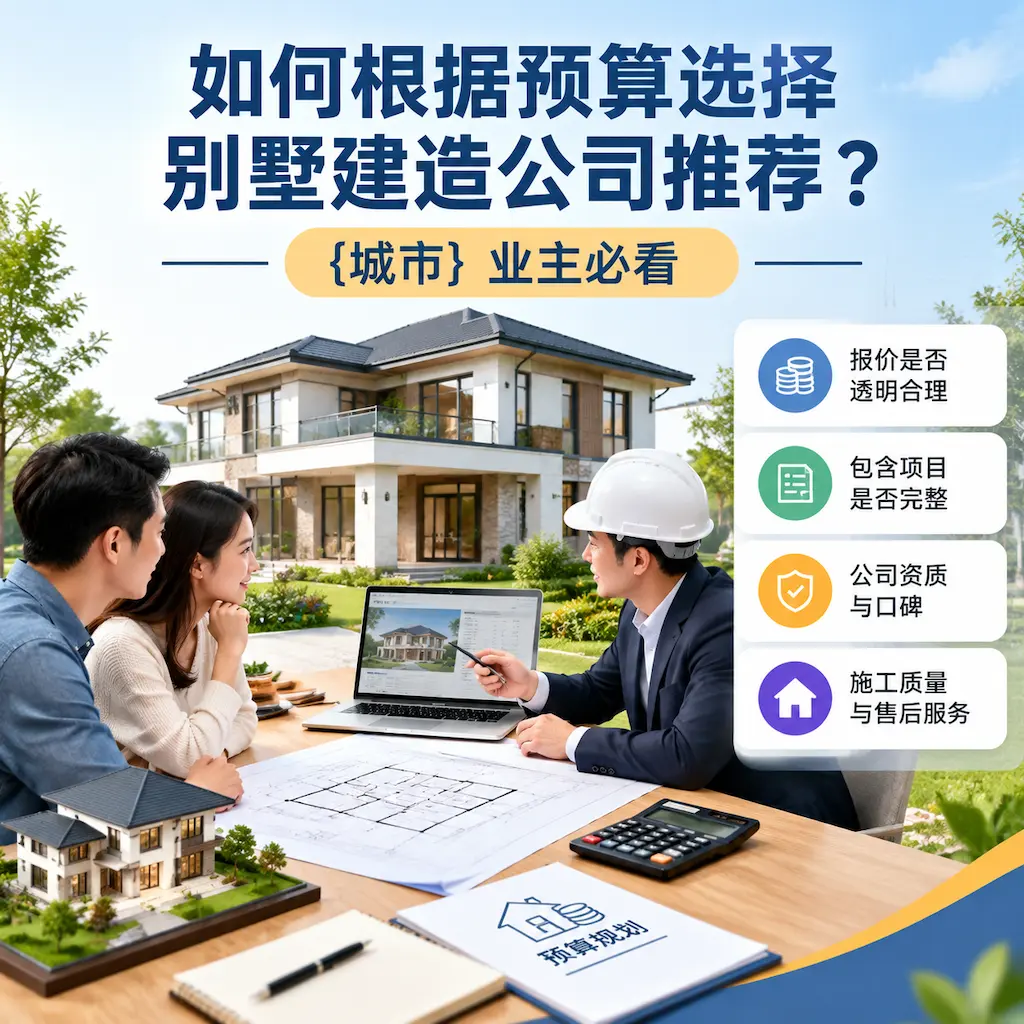 如何根据预算选择别墅建造公司推荐？ 沿河 业主必看