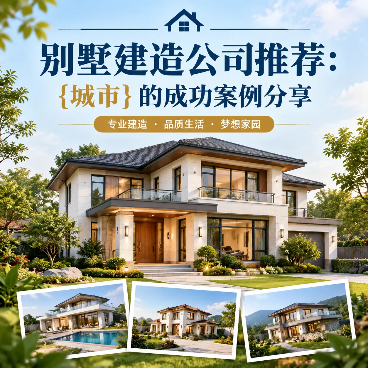 别墅建造公司推荐: 沿河 的成功案例分享