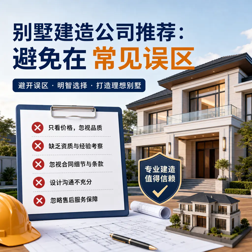 别墅建造公司推荐：避免在 沿河 的常见误区