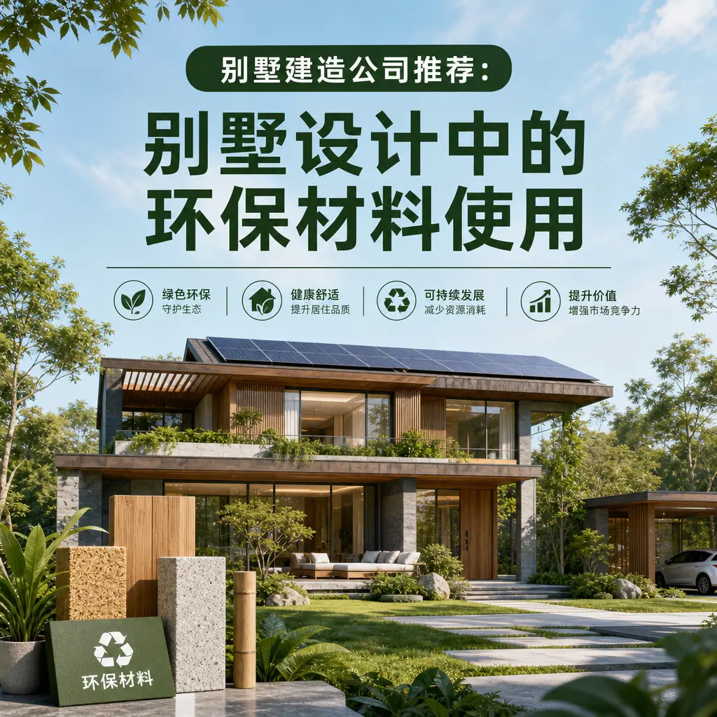 别墅建造公司推荐： 沿河 别墅设计中的环保材料使用
